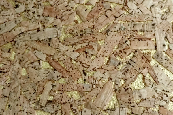 Cork wall paper